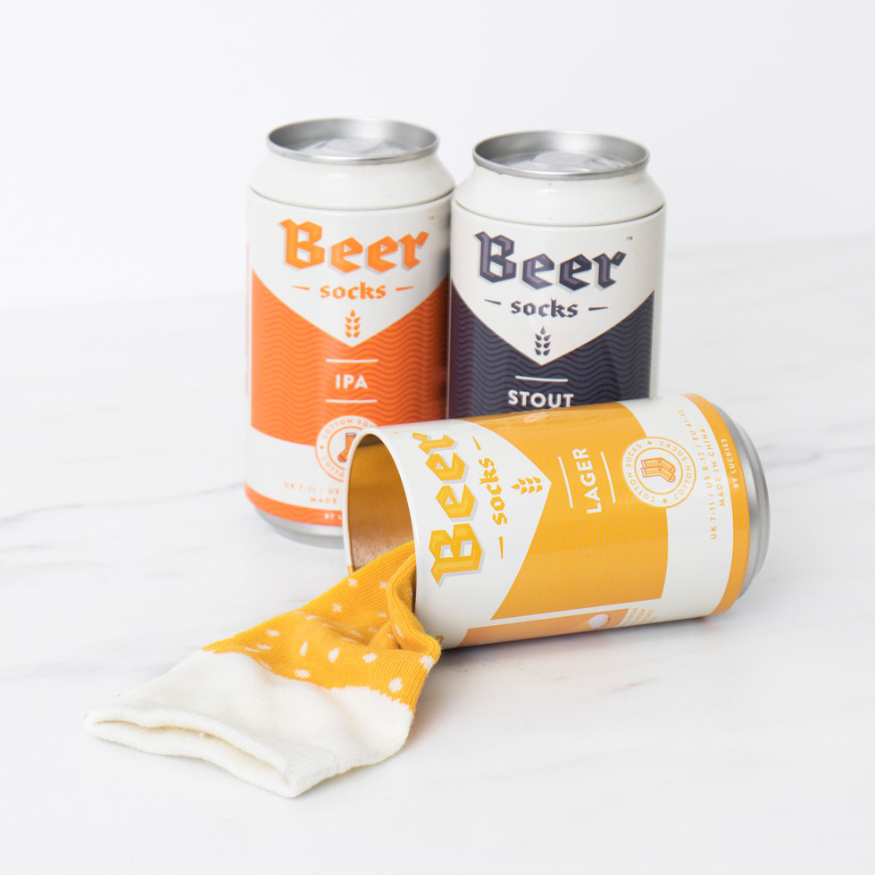 Bier Socken - Stout (Schwarz), Geschenk Männer, Geschenk Freund, Geschenk Bruder, Geschenk Papa, Witzige Geschenke, Romantische Geschenke, Hochzeitsgeschenk, Kleine Geschenke, Geschenk, Geschenkidee