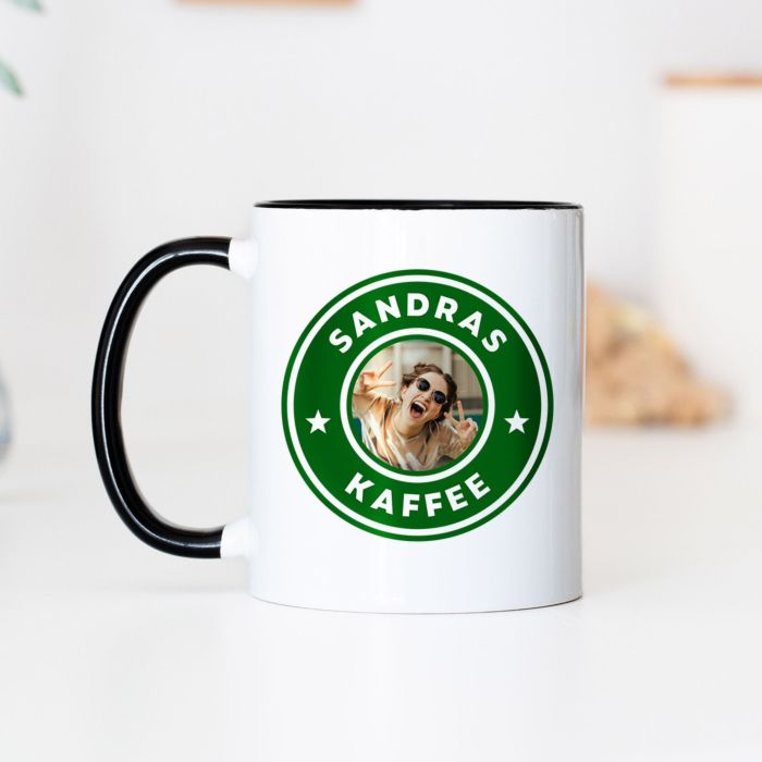 Personalisierbare Tasse mit Foto und Namen