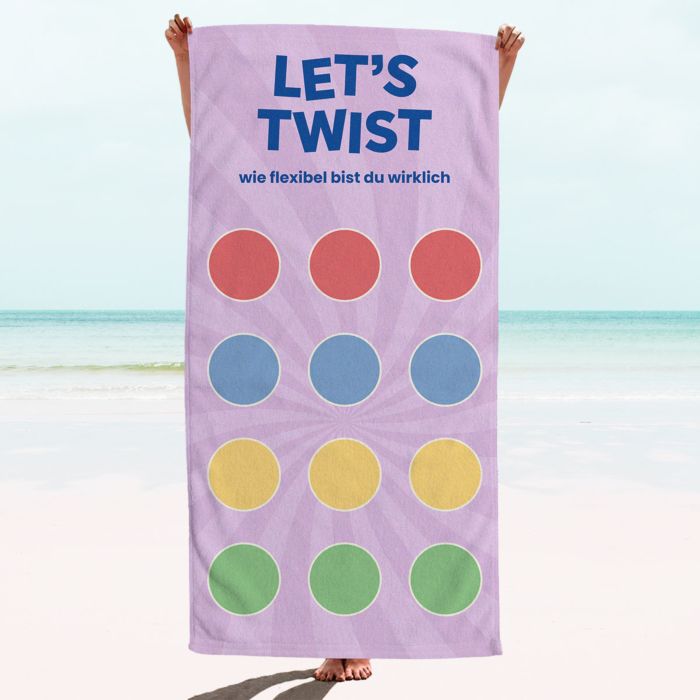 Personalisierbares Handtuch Let's Twist