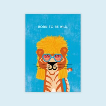 Geschenkkarte Born to be wild